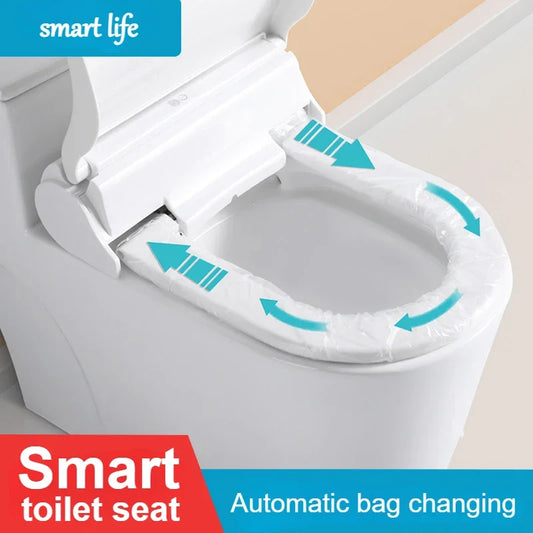 SmartSwivel: Automatic Disposable Toilet Seat Cover & Cushion