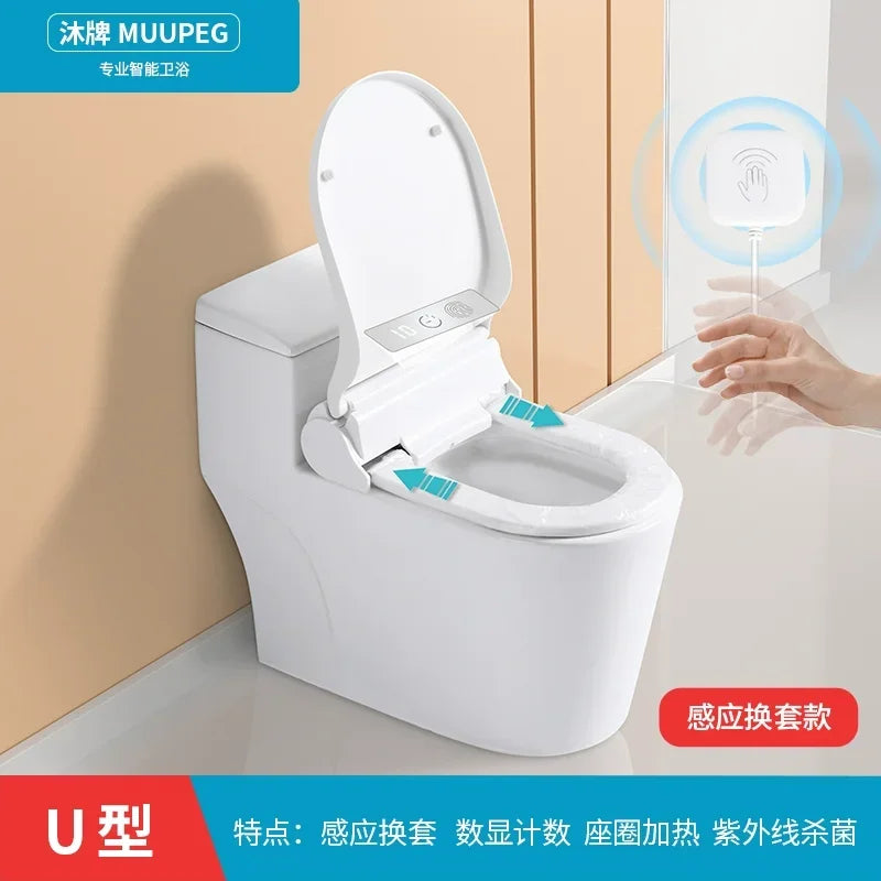 SmartSwivel: Automatic Disposable Toilet Seat Cover & Cushion