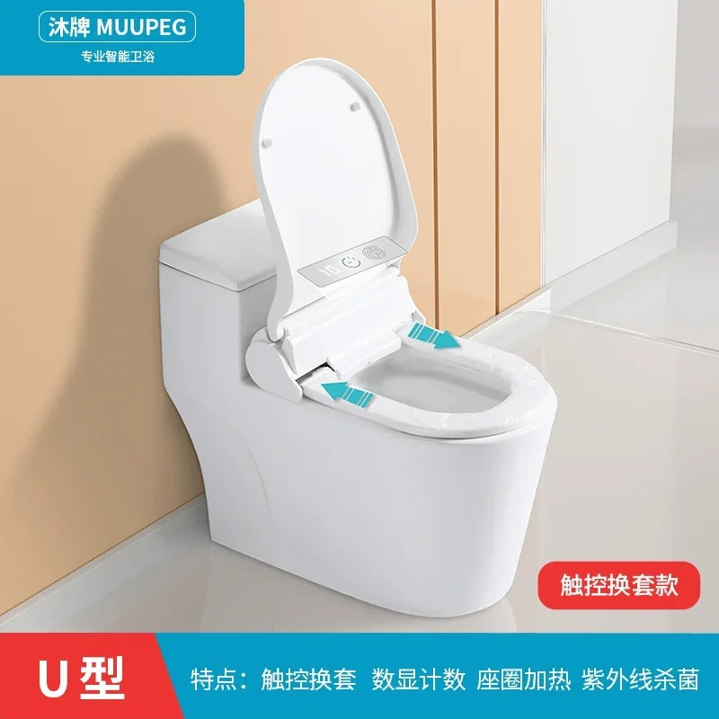 SmartSwivel: Automatic Disposable Toilet Seat Cover & Cushion